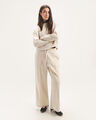Jogger Con Elástico,CREMA