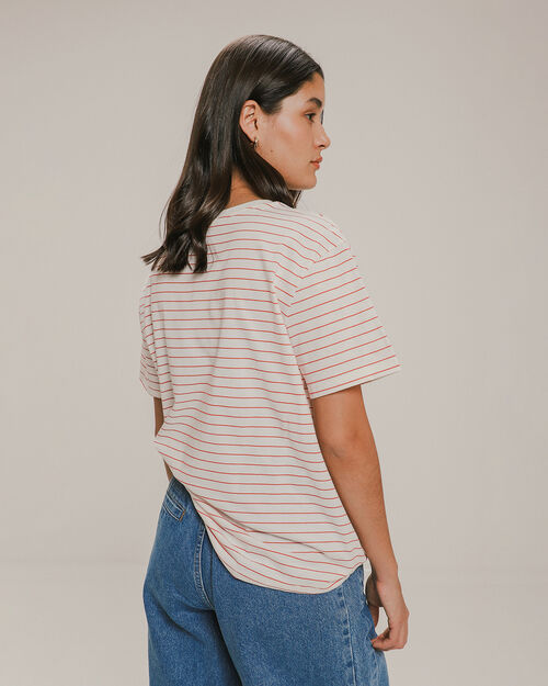 Playera Oversize Roja