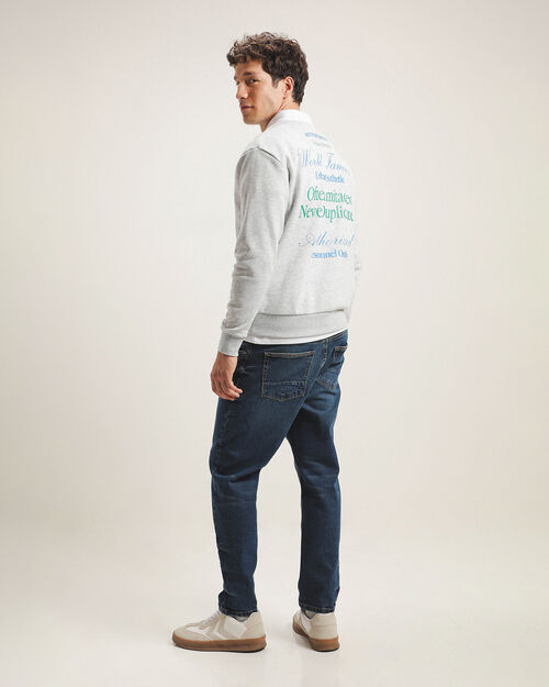 Sudadera Cerrada Estampada