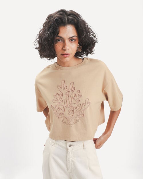 Playera Cropped Dise&ntilde;o