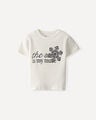 Playera Texto Gr&aacute;fico,BLANCO HUESO