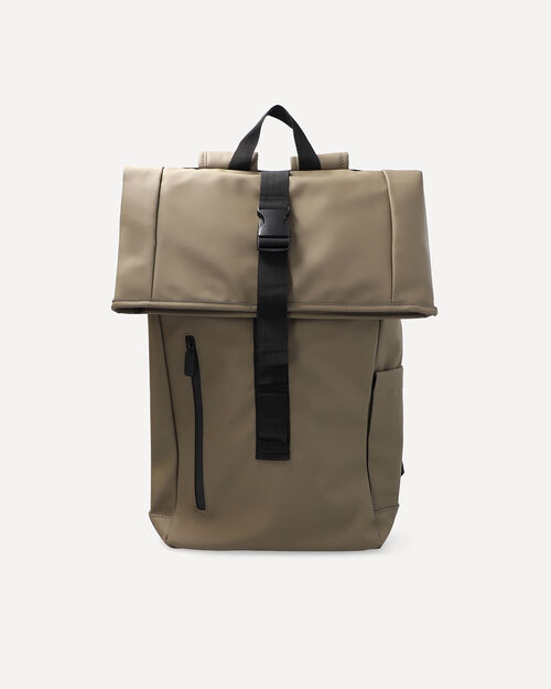 Mochila Roll Top Caf&eacute;