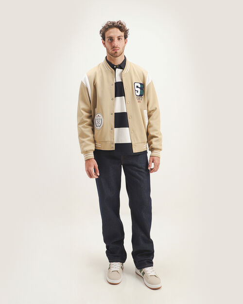 Chamarra Bomber Con Diseño