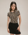Playera Animal Print,MULTICOLOR