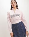 Sudadera Cerrada Verde,ROSA PASTEL