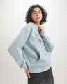Sudadera Rosa Estampada,AZUL PASTEL