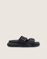 Sandalias Plataforma Negra,NEGRO
