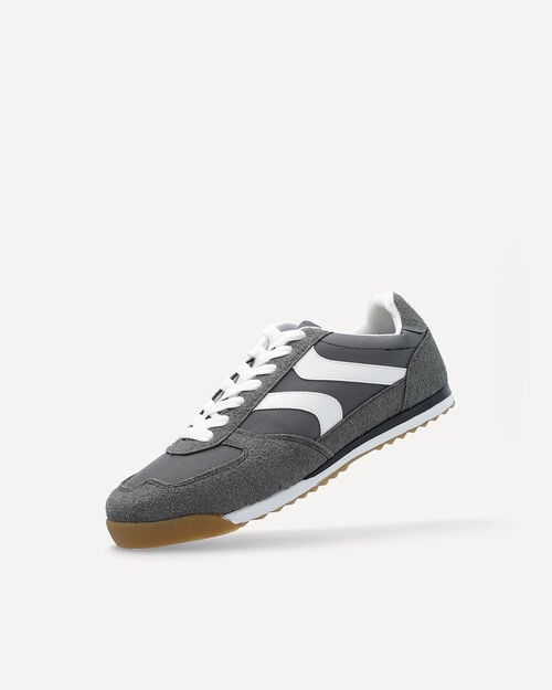 Tenis Grises Retro