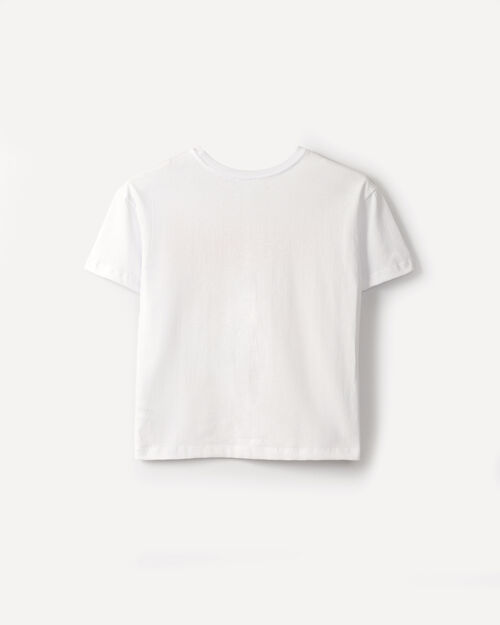 Playera Blanca Con Dise&ntilde;o