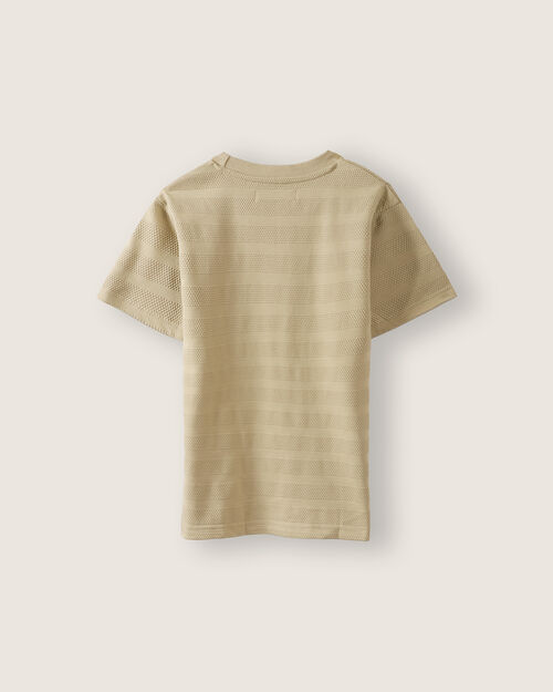 Playera Manga Corta Café