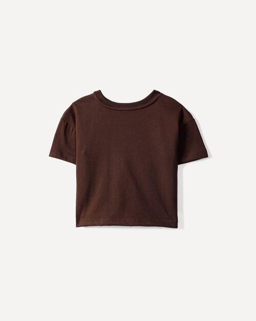 Playera Caf&eacute; Texto