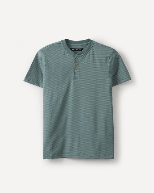 Playera Henley Rayas