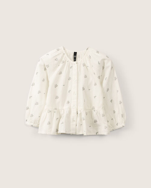 Blusa Manga Larga Flores