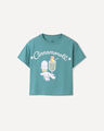Playera Cinnamoroll,VERDE EMPOLVADO