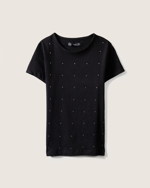 Playera Negra Aplicaciones