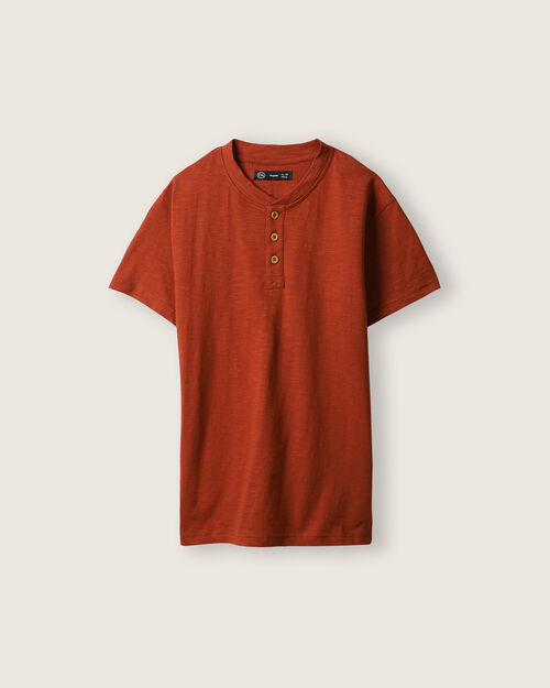Playera Henley Roja