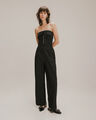 Jumpsuit Strapless Negro,NEGRO