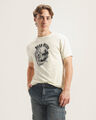 Playera Café Fit Regular,BLANCO