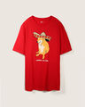 Playera Texto ¡Viva México!,ROJO