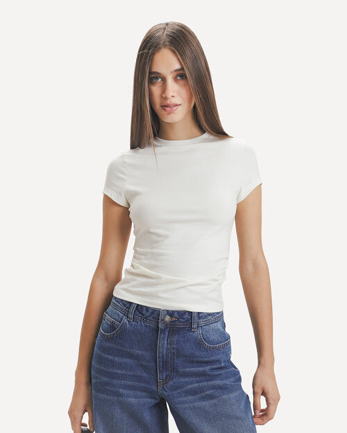 Playera Slim Blanca