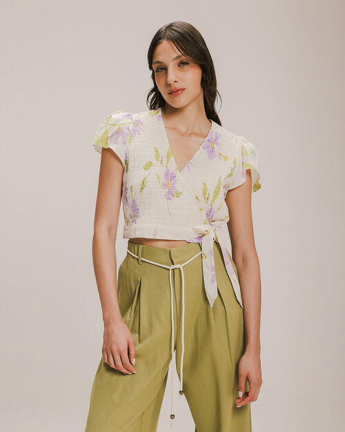 Blusa Cropped Amarre