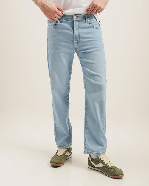 Jeans Fit Straight Azul