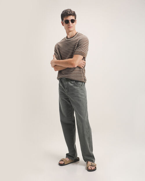 Jeans Verde Efecto Lavado