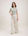 Pantalón De Pijama Rayas,BLANCO