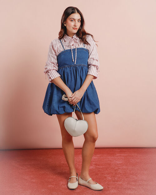 Vestido Mini De Mezclilla