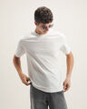 Playera Blanca Fit Regular,BLANCO HUESO