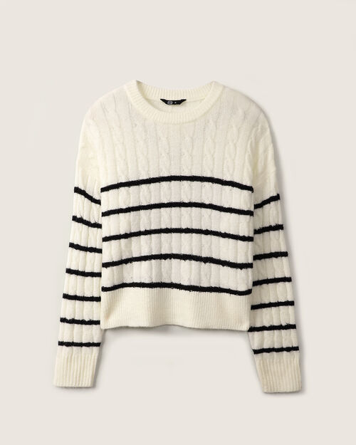 Su&eacute;ter De Punto Blanco