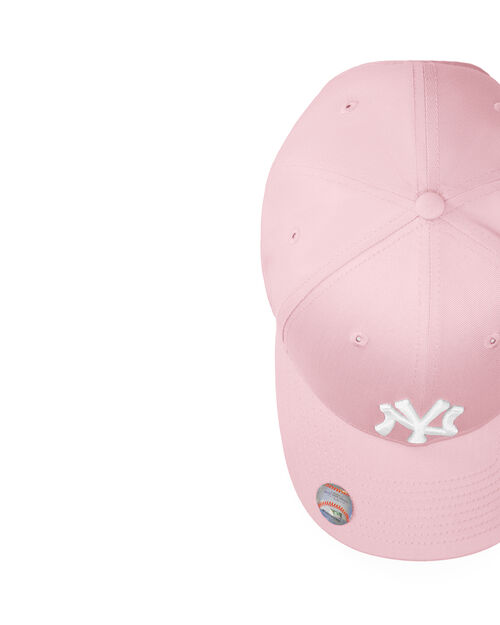 Gorra Mlb Yankees Visera Curva Rosa