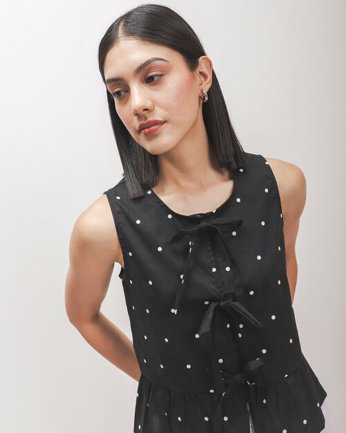 Blusa Estampado Lunares
