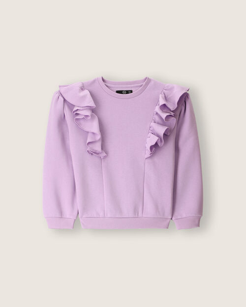 Sudadera Con Volantes