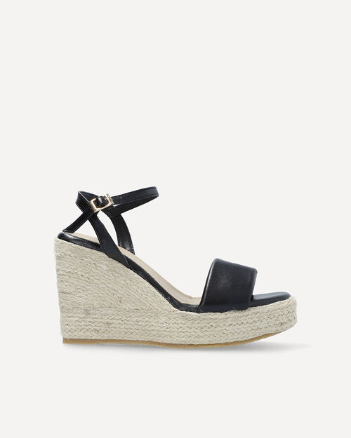 Sandalia Tac&oacute;n Negro