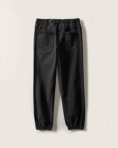 Jogger Negro De Mezclilla