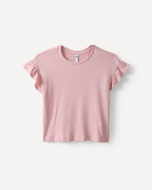 Top Rosa Tejido