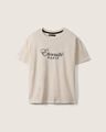 Playera Blanca Estampada,BLANCO
