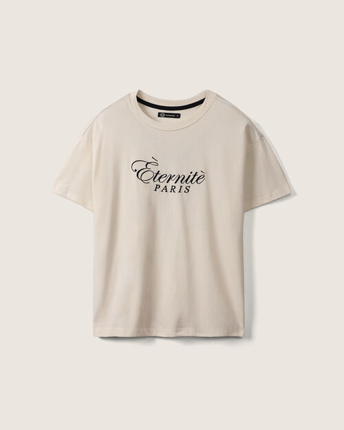 Playera Blanca Estampada