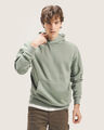 Sudadera Fit Relaxed Rojo,VERDE EMPOLVADO