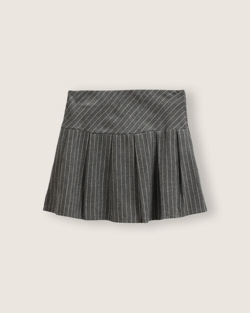Falda Tableada Gris