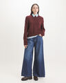 Wide Leg Jeans Cortes,AZUL INDIGO