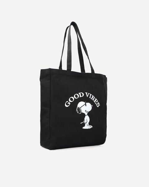 Tote Negro Snoopy