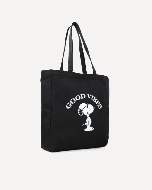 Tote Negro Snoopy