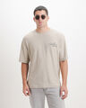 Playera Oversize Dise&ntilde;o,OLIVO MEDIO