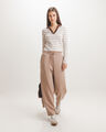 Jogger Azul Barrel,CAFE CLARO