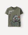 Playera Dise&ntilde;o Estampado,OLIVO