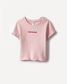 Playera Rosa Texto,ROSA PASTEL