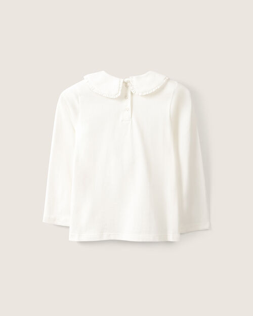 Playera Blanca Manga Larga