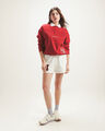 Short Beige Estamapado,CREMA
